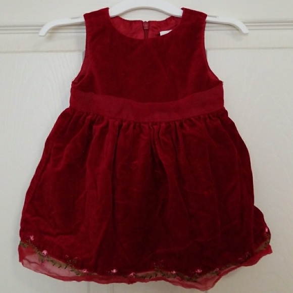 velvet frock for baby girl
